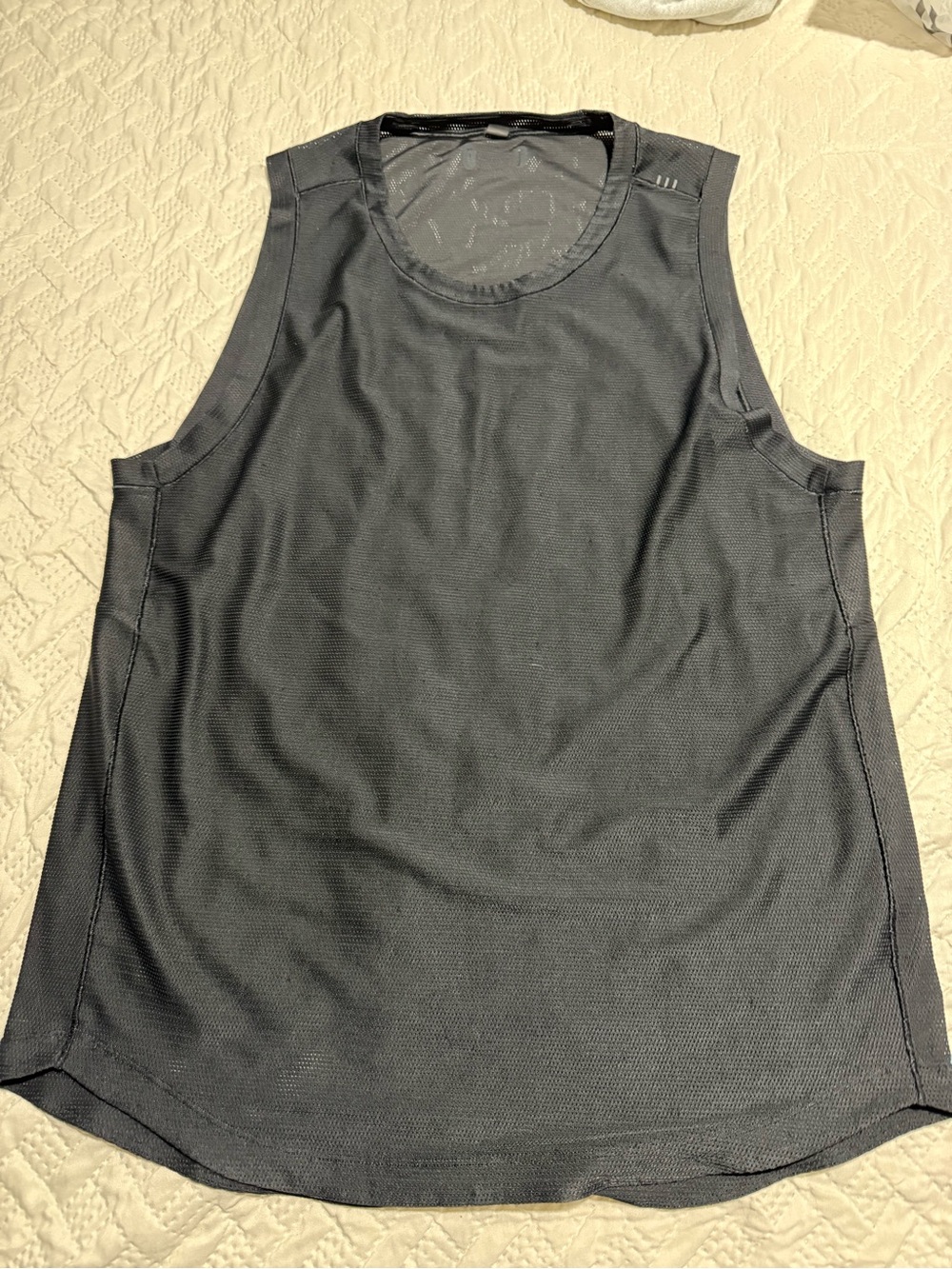 lululemon athletica Black Mesh Performance Tank